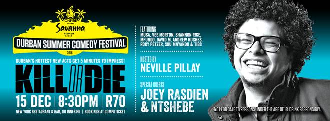 TWO EXCITING ANNOUNCEMENTS AHEAD OF THIS WEEK’S SAVANNA DURBAN SUMMER COMEDY FESTIVAL