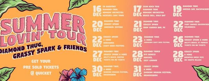 Grassy Spark And Diamond Thug Present The Summer Lovin’ Tour This December!